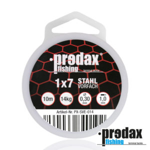 Predax Stahlvorfach 1x7 Braun