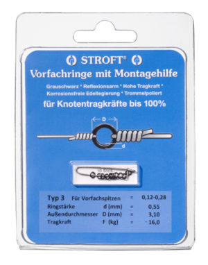 Stroft Vorfachringe mit Montagehilfe