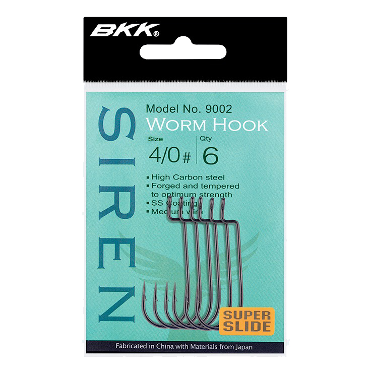 BKK Siren Worm Hook Offsethaken Verpackung