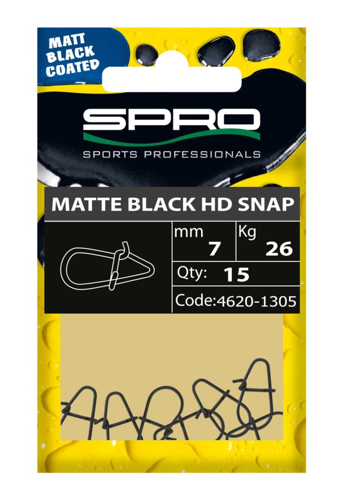 Spro Matte Black HD Snap Einhänger