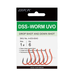 BKK DSS-Worm UVO Haken Drop Shop Haken