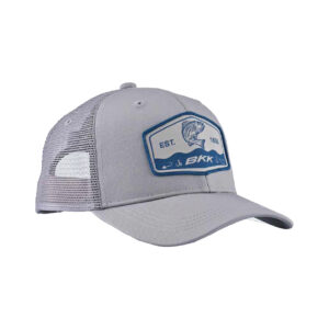 BKK Striped Bass Trucker Hat Grey