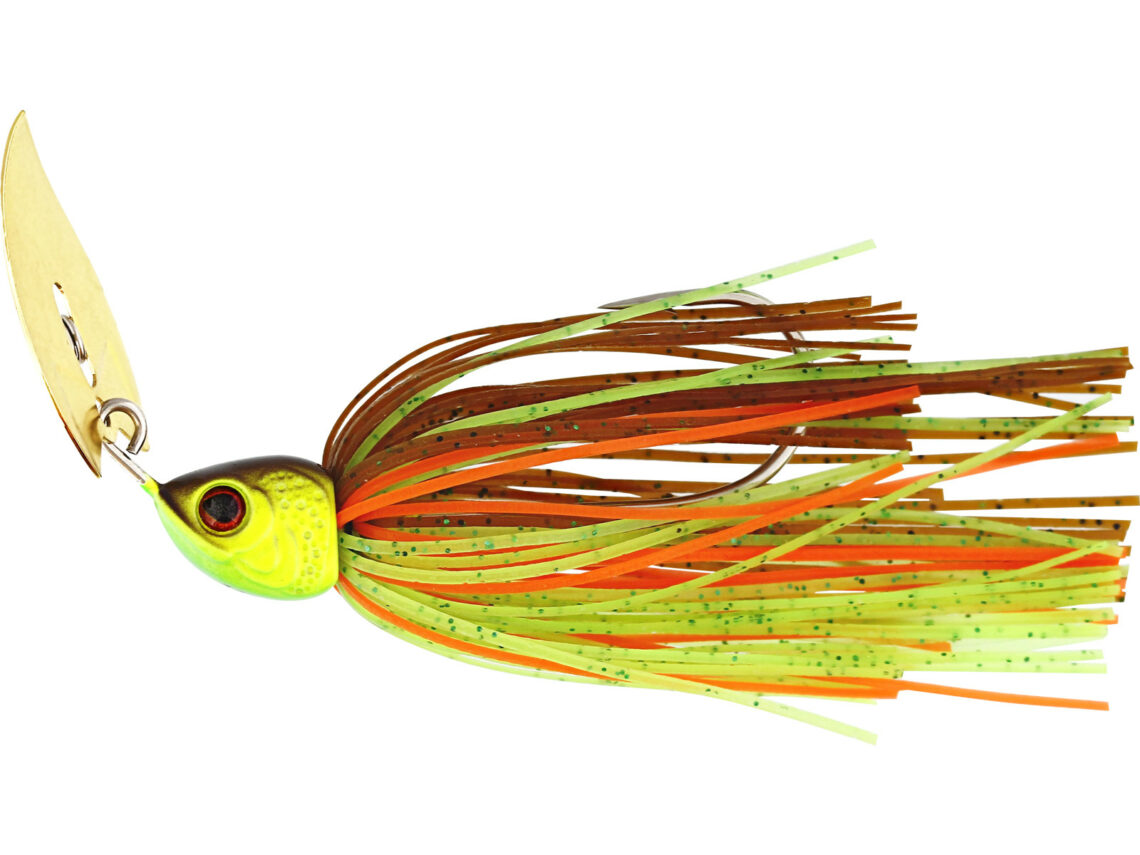 Westin BladeBite V2 Tungsten Bladed Jig Brown Chartreuse