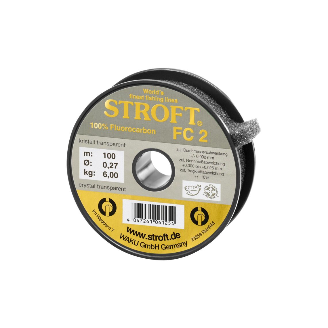 Stroft FC2 Fluorocarbon Hauptschnur 100m