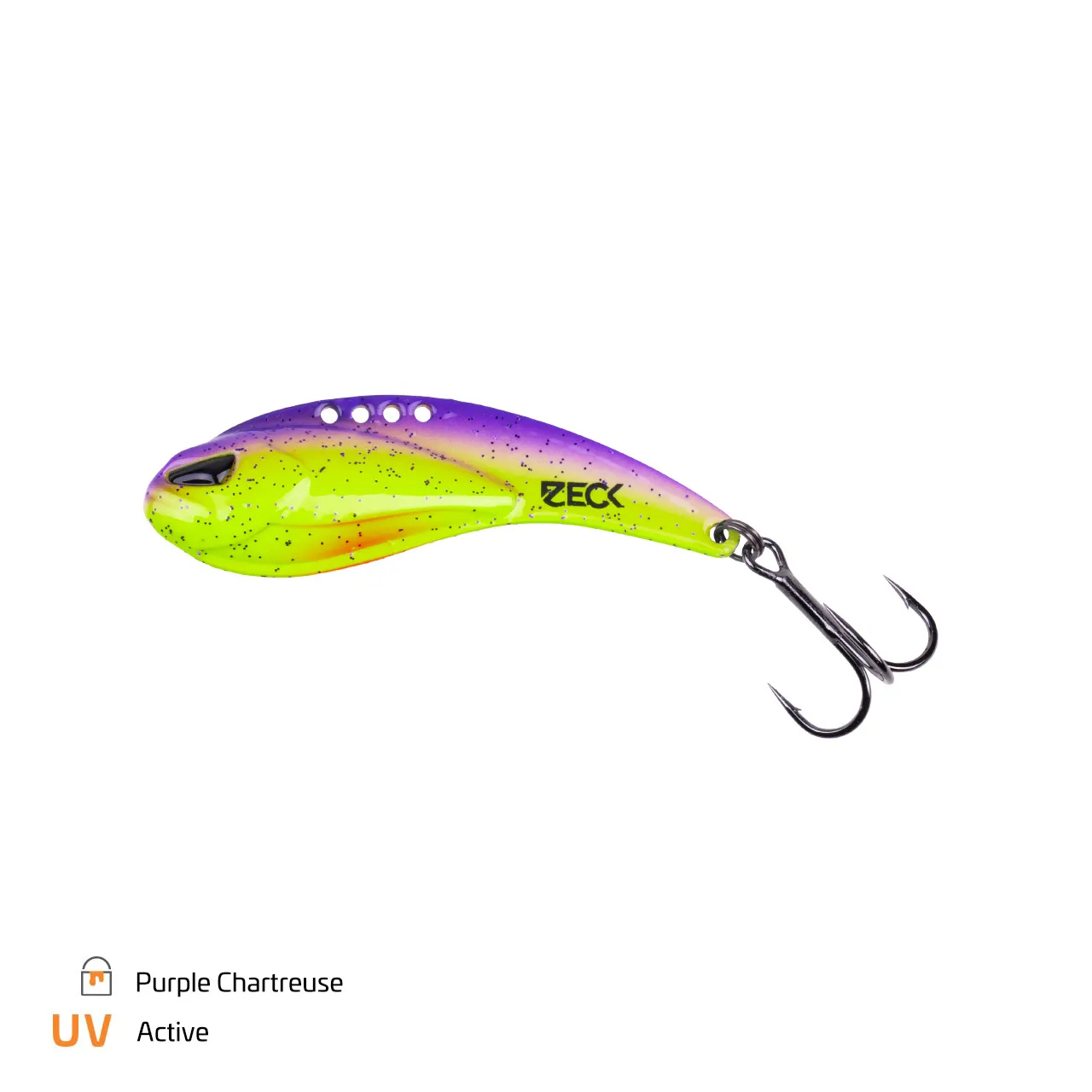 Zeck Blade Shaker Purple Chartreuse